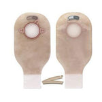 New Image 2-Piece Drainable Ostomy Pouch with Filter 12in 2.25in (57mm) Flange Transparent 10Ct