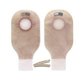 New Image 2-Piece Drainable Ostomy Pouch with Filter 12in 2.25in (57mm) Flange Transparent 10Ct