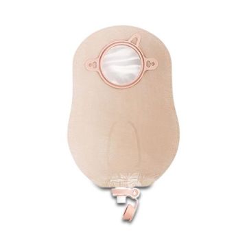 New Image 2-Piece Urostomy Pouch 9in 1.75in (44mm) Flange Ultra-Clear 10Ct