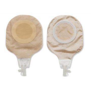 Premier 1-Piece High Output Drainable Ostomy Pouch without Tape Border 12in Cut-to-Fit Up to 2.75in (70mm) Stoma Ultra-Clear 10Ct