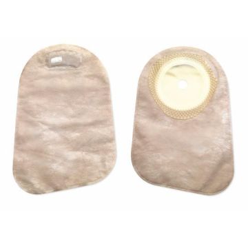 Premier Flat 1-Piece Closed Ostomy Pouch with Filter 9in Cut-to-Fit Up to 2.125in (55mm) Stoma Transparent 30Ct