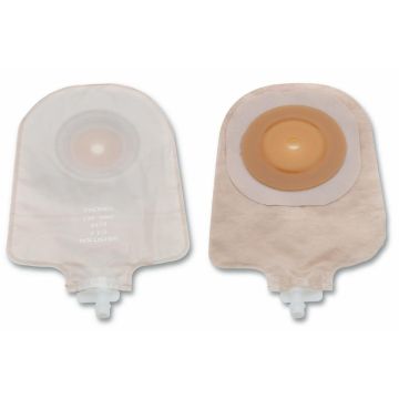 Premier Convex 1-Piece Urostomy Pouch with Tape Border 9in Cut-to-Fit Up to 1.5in (38mm) Stoma Transparent 5Ct