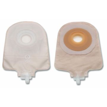 Premier Convex 1-Piece Urostomy Pouch with Tape Border 9in Pre-Cut 0.625in Transparent 5Ct
