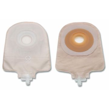 Premier Convex 1-Piece Urostomy Pouch with Tape Border 9in Pre-Cut 0.875in Transparent 5Ct