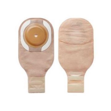 Premier Soft Convex 1-Piece Drainable Ostomy Pouch with Filter and Tape Border 12in Cut-to-Fit Up to 2.125in (13-55mm) Stoma Ultra-Clear 5Ct