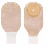 Premier Flat 1-Piece Drainable Ostomy Pouch with Filter 12in Cut-to-Fit Up to 2.125in (55mm) Stoma Transparent 10Ct