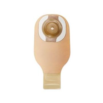Premier CeraPlus Convex 1-Piece Drainable Ostomy Pouch with Tape Border 12in Cut-to-Fit Up to 2in (51mm) Stoma Ultra-Clear 5Ct