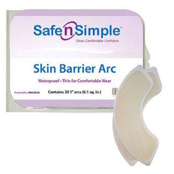 Safe n Simple Skin Barrier Arcs 1in 30Ct