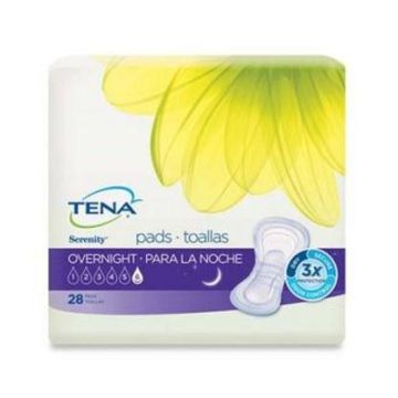 TENA Serenity Pad Women Overnight Absorbency 28Ct
