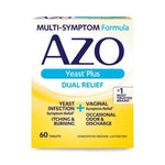 Azo Yeast Plus Multi-Symptom Relief Tablets 60Ct