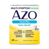 Azo Yeast Plus Multi-Symptom Relief Tablets 60Ct