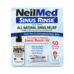 NeilMed SINUS RINSE Complete Saline Nasal Kit with 50 Regular Mixture Packets Liquid 1Kit