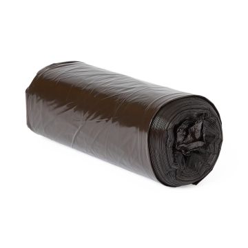 Low-Density Trash Can Liner Brown 24in x 23in 0.8 Mil Roll 500Ct