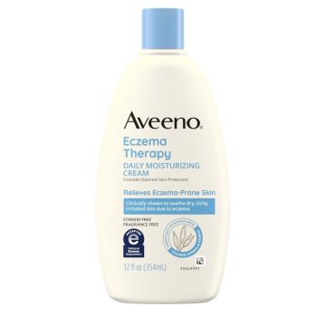 Aveeno Eczema Therapy Daily Moisturizing Cream 12oz 1Ct