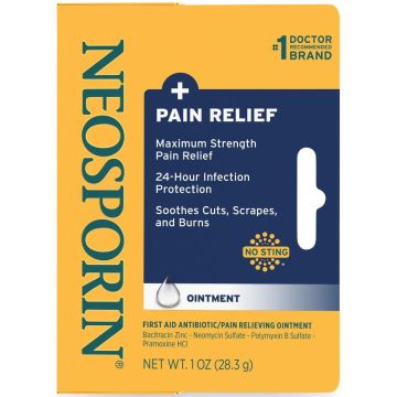 Neosporin Maximum Strength + Pain Relief Antibiotic Ointment 1oz 1Ct