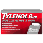 Tylenol 8-Hour Muscle Aches and Pain Relief Caplets 650mg 100Ct
