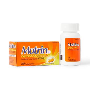 Motrin Pain & Fever Relief Caplets 200mg 100Ct