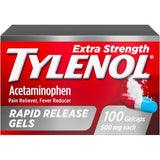 Tylenol Rapid Release Gelcaps 500mg 100Ct