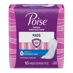 Poise Long Incontinence Pad Women Moderate Absorbency 96Ct