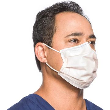 Fluidshield Fog-Free Procedure Face Mask Orange 40Ct