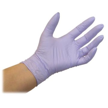 Halyard Textured Exam Gloves Nitrile L 250Ct