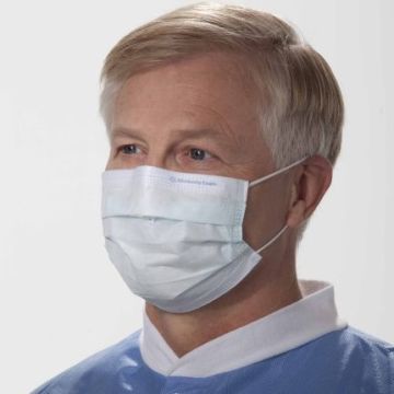 Halyard The Lite One Procedure Mask 3-Ply Blue 50Ct