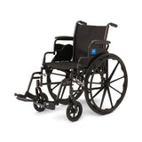 Guardian K3 Wheelchair with Desk-Length Arms and Swing-Away Footrests 16in Seat 300lbs Black 1Ct