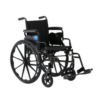 Guardian K4 Wheelchair with Desk-Length Arms and Swing-Away Footrests 16in Seat 300lbs 1Ct