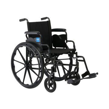 Guardian K4 Wheelchair with Desk-Length Arms and Swing-Away Footrests 18in Seat 300lbs 1Ct