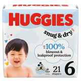 Huggies Snug and Dry Disposable Baby Diapers Size 6 21/Pack 4Ct