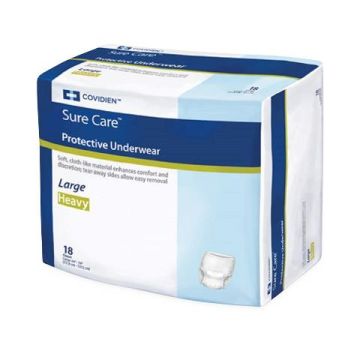 Sure Care Plus Protective Underwear Unisex Heavy Absorbency L 44in-54in 64Ct