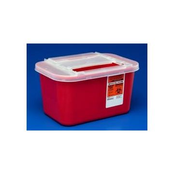 Sharps-A-Gator Container with Slide Lid Red 0.5gal 1Ct
