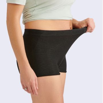 Premium Knit Maternity Boyshort XL 45in-70in Black 50Ct