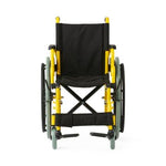 Guardian Kidz Pediatric Wheelchair with Swing-Away Footrests 14in Seat 150lbs Yellow 1Ct