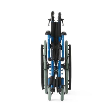 Guardian Kidz Pediatric Wheelchair with Swing-Away Footrests 14in Seat 150lbs Blue 1Ct