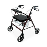HealthSmart Extra-Wide Heavy-Duty Steel Bariatric Rollator 375lbs 1Ct