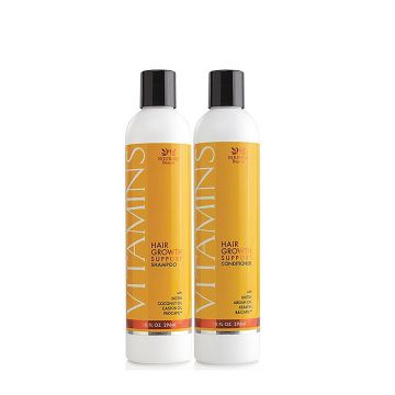 Nourish Beaute Vitamins Hair Growth Support Shampoo & Conditioner Combo Pack 10oz 1Ct