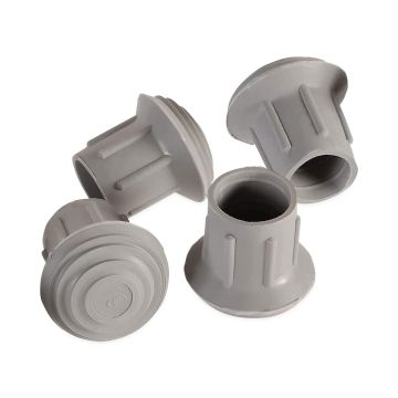 Walker and Cane Tips 1in 4Ct