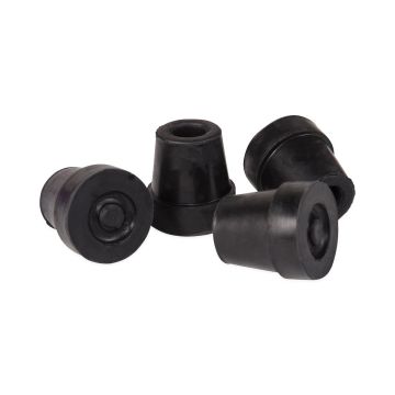 HealthSmart Walker and Cane Tips 0.5in 4Ct