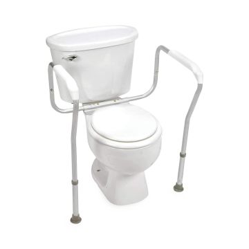 HealthSmart Toilet Safety Rails 250lbs 1Ct