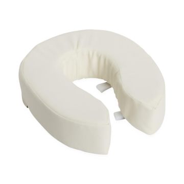 DMI Vinyl Cushioned Raised Toilet Seat 2in 1Ct