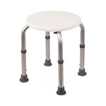 Bath Stool 225lbs White 1Ct