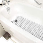 HealthSmart No-Skid Bath Mat with 200 Suction Cups 16in x 40in Clear 1Ct