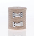 Medline Sure-Wrap Elastic Bandage with Clips, Beige, 2 in × 5 yd, Box of 10