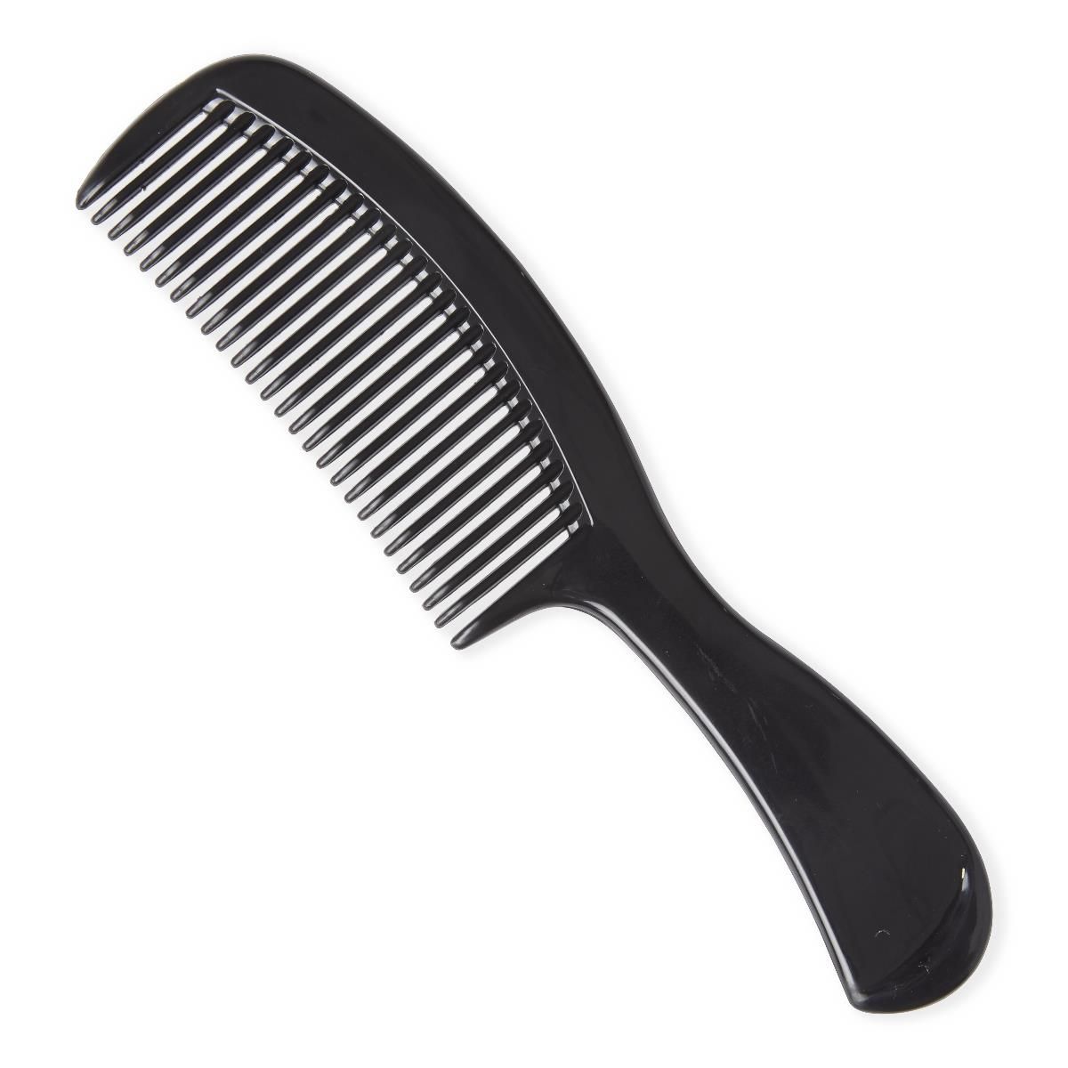Plastic Comb; 6.5" (16.5 cm) with Large Handle and Teeth