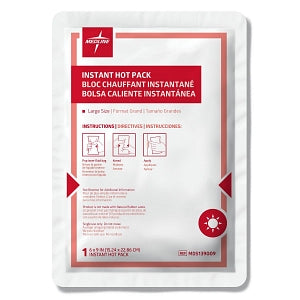 Medline Instant Hot Pack, 6 × 9 in, Case of 24