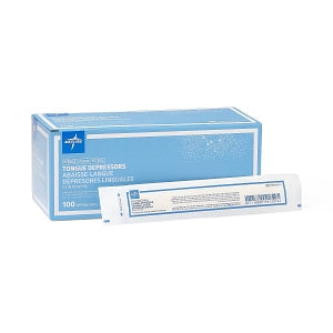 Medline Sterile Tongue Depressor, Wood, 5.5 in, Case of 1,000