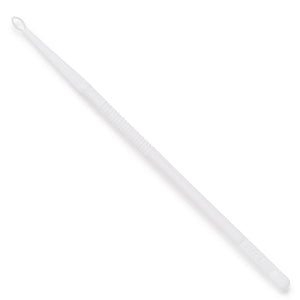 Medline Single-Use Ear Curette, 4 mm White Loop, Box of 50