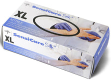 SensiCare® Silk Powder-Free Nitrile Exam Glove, Blue; Extra Large