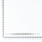 Konig Double-Ended Excavator Curette; 5" (12.7 cm), With 1.5 mm and 2.5mm Holes